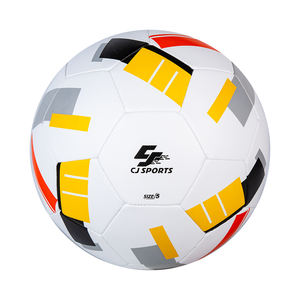Ballon de football de la ligue professionnelle CJ Sports 32 panneaux cousu à la main en cuir PU de haute qualité Matériau PVC et TPU de qualité officielle - Product Image 1