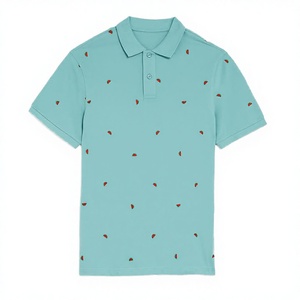 เสื้อเชิ้ตผู้ชายดีไซน์ล่าสุด ขายดี ระบายอากาศได้ดี ผ้าฝ้าย 100% พร้อมโลโก้สั่งทำ แขนสั้น พิมพ์ลาย สวมใส่สบายๆ - Product Image 3