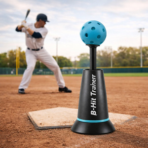 Ayuda de plástico para practicar bateo, entrenador de béisbol a batería, soporte de bateo de béisbol para jóvenes, lanzador de béisbol de plástico - Product Image 3