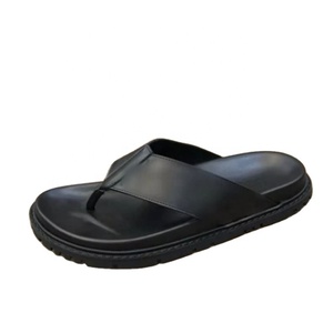 Chaussons d'été pour hommes en cuir véritable, légers, antidérapants, élégants et de haute qualité, best-sellers - Product Image 1