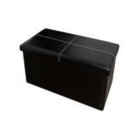 Tabouret de rangement pliable en cuir PU minimaliste, banc à chaussures multifonctionnel, vente directe usine