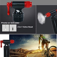 Mini gonfleur de pneu de CO2 de pompe à air de vélo électrique portatif pour l'usage de vélo