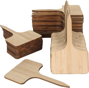 Étiquettes personnalisées en bois en forme <span class=keywords><strong>de</strong></span> T pour outils, fournitures <span class=keywords><strong>de</strong></span> jardin, plantes en bambou, pots <span class=keywords><strong>de</strong></span> pépinière, semis, bonsaïs, herbes en pot, fleurs - Product Image 2