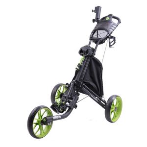 Comment véritable chariot de Golf pliable à 3 roues pivotant chariot de Golf en aluminium avec support de parapluie - Product Image 1