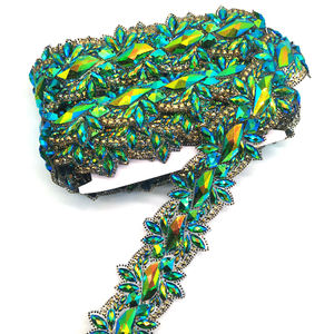 Supply <strong>Samba</strong> Dressing Decorative Crystal Rhinestone Trims Iron on Rhinestone Chain Trimmings for Trinidad Caribbean 2025 - Product Image 6