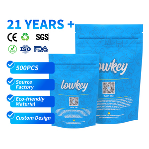 Sachets Doypack Personnalisés en Plastique Imprimé, Sans BPA, Recyclables, à Fond Plat, Qualité Alimentaire, avec Fermeture Éclair, Anti-Humidité pour Snacks, Vente en Gros, OEM - Product Image 1