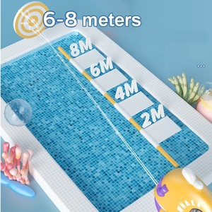 Cartone animato pistola ad acqua elettrica giocattolo per bambini estate acqua all'aperto gioco di battaglia pistole ad acqua automatica a fuoco continuo pistola ad acqua giocattolo - Product Image 4