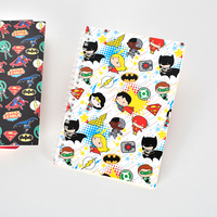 Carnet à spirale double A5 de la série Magic Superman, couverture rigide, motif/personnalisation des pages intérieures, pour l'école et le bureau, vente en gros