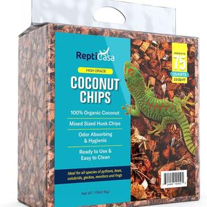 Arena de Coco para Reptiles, Serpientes, Lagartos, Ranas, Caparazón de Coco, Cama para Reptiles y Serpientes - Product Image 1