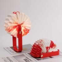 Lanterne en papier japonaise tendance 2026, veilleuse originale, décoration d'intérieur, lampe de table pliable, artisanat pratique, cadeaux promotionnels