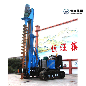 เครื่องตอกเสาเข็มพลังงานแสงอาทิตย์แบบไฮดรอลิกยี่ห้อ China Hengwang พร้อมเครื่องยนต์ปั๊มแรงกระแทก 1800J สำหรับติดตั้งเสาเข็มพลังงานแสงอาทิตย์บนพื้นดิน - Product Image 4