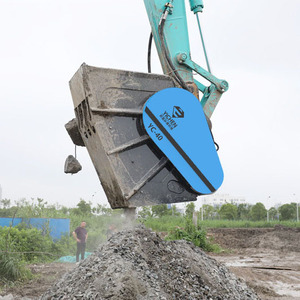 YC-20 Godet de recyclage à entraînement hydraulique, structure robuste, facile à transporter, pour revente, pour chargeurs - Product Image 6