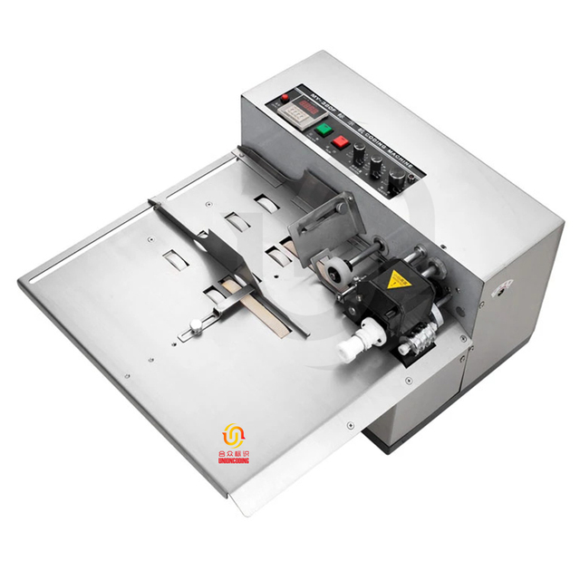 MY380 Solid Ink Coding Machine Automatic High Speed Embossed  Expire Date/Batch Number Coding Machine for Plastic Bag
