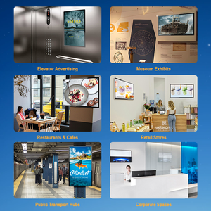 Affichage numérique interactif LCD mural intérieur de 55 pouces, écran tactile infrarouge 10 points, Android - Product Image 6