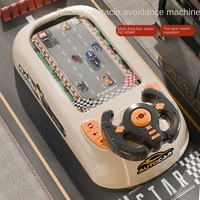 Voiture de course électronique pour enfants, jeu d'aventure, volant de simulation portable, jouets