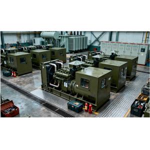 Groupe électrogène diesel de type ouvert 400 kVA 320 kW, 3 phases, moteur Yuchai, alternateur sans balais en cuivre, fiable pour l'exploitation minière, ATS Tekins - Product Image 1