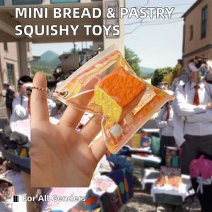 2026 Serie de Mini Encantos Realistas de Panadería, Juguetes Blandos de PU de Lenta Recuperación para Niños y Adultos Unisex 14+ Alivio del Estrés Venta al por Mayor - Product Image 5
