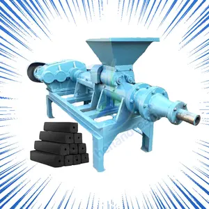Automatic Sunflower Husk Briquette Maker Price Peat Olive Waste Best Charcoal Press Make Machine
