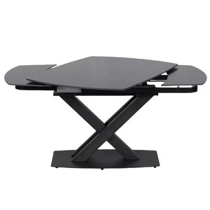Mesa de cerámica de piedra sinterizada de diseño, mesa de centro, muebles para el hogar, parte superior de cerámica Rectangular, <span class=keywords><strong>Base</strong></span> de Metal, mesa de comedor extendida - Product Image 1