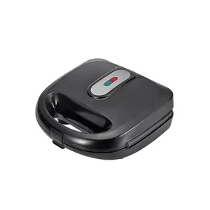 Professional Dual Breakfast Makers Portable Mini Sandwich Maker Panini Grill With Changeable Plates