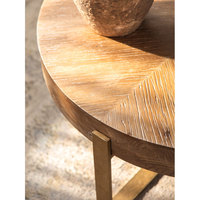 Table basse vintage ronde rustique antique Table en bois de style japonais pour maisons vintage