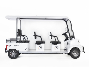 Venta caliente 6-Person 3 Row Park Electric Four Wheel Cart 1800W Vehículo eléctrico de cuatro ruedas para <span class=keywords><strong>alquiler</strong></span> turístico - Product Image 3