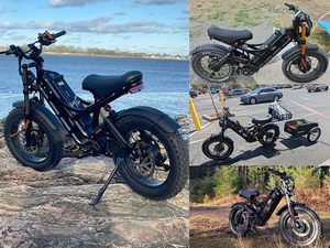 Premium Full Suspension Moped Style Ebike 48V Long Range Fat Tire Electric Bike With Hydraulic Disc Brakes For Adventure - Product Image 3