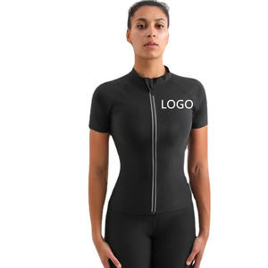 Combinaison de <span class=keywords><strong>sauna</strong></span> en néoprène avec logo personnalisé pour femmes veste de compression extensible avec leggings amincissants pour la perte de poids - Product Image 1