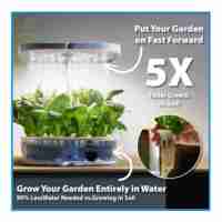 Mini système hydroponique intérieur intelligent jardinière de jardin hauteur réglable système de culture hydroponique minuterie de lumière LED pour légumes