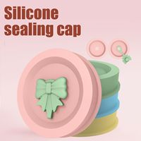 Couvercles en silicone pour bocaux Mason avec trou pour paille, double ajustement pour bocaux à bouche normale et large, et bouchons anti-fuite