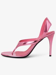 Sandali Infradito Estivi di Lusso Personalizzabili con Logo, Misura Grande, da <span class=keywords><strong>Donna</strong></span>, con Tacco a Spillo e Cinturino Posteriore - Product Image 6