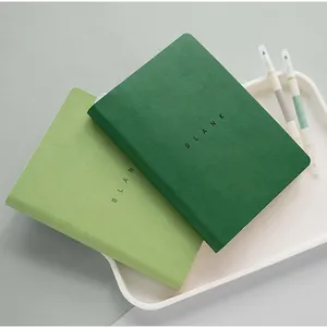 Aangepaste Notitieboek Afdrukken Groene Dagboekplanner Notitieboeken Afdrukken A5 Softcover Notebooks