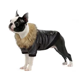 批发时尚设计宠物寒冷天气外套小狗衣服宠物服装小狗保暖服装