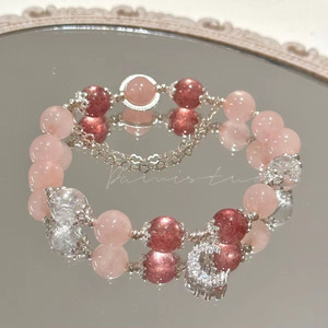 NYY Versatile Niche Stock Wholesale Unique Novel Style Beaded Tassel Bangles High <strong>Aesthetic</strong> Crystal <strong>Bracelets</strong> for Women Girls - Product Image 6