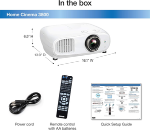 โปรเจคเตอร์โฮมซีเนม่า 3800 4K PRO-UHD 3-Chip พร้อม HDR - Product Image 2