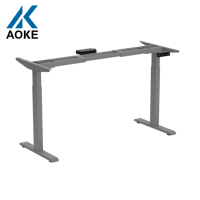 Table de bureau modulaire en promotion, cadre de levage électrique réglable en hauteur, design moderne, bureau de jeu/bureau assis-debout mural en fer