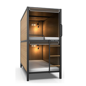 แคปซูลนอน JZD Factory รุ่น Sleep Pod Cabin Nap Cab <span class=keywords><strong>Sleepbox</strong></span> เตียงสองชั้นโลหะสำหรับผู้ใหญ่ มีจำหน่าย - Product Image 1