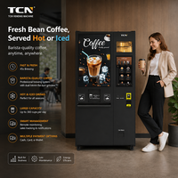 Máquina Expendedora de Café Espresso Comercial TCN, Totalmente Automática, Pantalla Táctil, Pago sin Efectivo, Monitoreo Remoto en la Nube