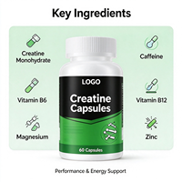 Capsules de créatine OEM |   Capsules de créatine saines pour la masse musculaire et la force avant l'exercice – Créatine en marque blanche