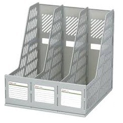 Organisateur de bureau en plastique HALO, porte-revues avec compartiment de rangement pour stylos, support multifonctionnel pour fournitures de bureau, pour la maison - Product Image 2