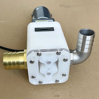 Pompe à engrenages sanitaire de qualité alimentaire 12V pour transfert de fluide haute pression, pompe à rotor à trois pales pour miel, pâte de sésame