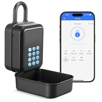 Boîtier de sécurité intelligent pour clés, électronique, Bluetooth, avec contrôle par application et codes PIN, partage de clés électroniques avec anse amovible