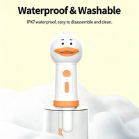 Distributeur de savon automatique Little Duck ABS en mousse, rechargeable par USB, pour toilettage des animaux