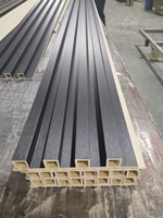 Panneaux muraux WPC de bonne qualité, panneaux muraux cannelés, panneaux WPC Lambrins pour la décoration intérieure