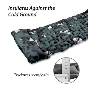 TPU aire Pad ligero <span class=keywords><strong>camping</strong></span> mat inflar forma de hueso almohadilla para dormir con <span class=keywords><strong>la</strong></span> almohada - Product Image 2