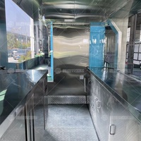 Remorque de camion alimentaire à 4 roues en acier galvanisé Manviton certifiée CE DOT, garantie 1 an, résistante à la rouille, multifonctionnelle