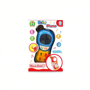 Mondo Bimbi Baby Phone 19x13cm With <b>Music</b> And <b>Lights</b> For Kids 12+ Months - Product Image 2