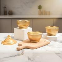 Bol en aluminium anodisé recyclable pour l'emballage, avec couvercle facile à ouvrir, qualité alimentaire, pour l'emballage de viande, de soupe, de boissons, de contenants alimentaires