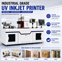 Nouvelle imprimante à jet d'encre UV automatique BNM-JDJ01 pour l'impression d'étiquettes cosmétiques, machine d'impression de films d'emballage flexible, haute vitesse, industrielle