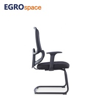 Chaise de conférence, de réunion, de visiteur ou de formation EGROspace au design moderne, en maille, confortable
